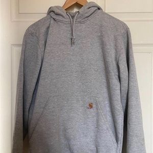 Vintage Original Grey Carhartt Hoodie Sweatshirt